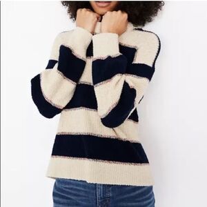 Madewell sweater - Striped‎ Lakeville Pullover in blue/cream Sweater Size XS